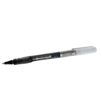 Ручка-роллер Wangzilong-215.прозрачный корп.0.5мм черный (12шт/уп)